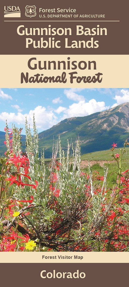 Map of Gunnison National Forest