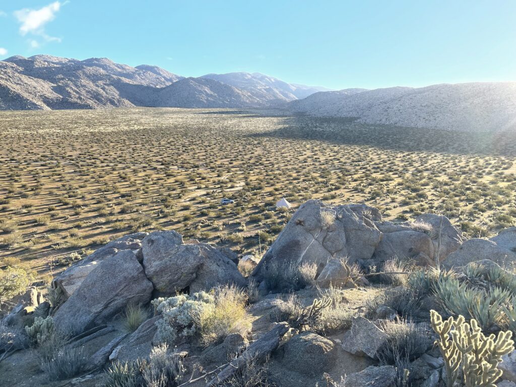 Blair Valley Primitive Camping - Anza Borrego Desert State Park
